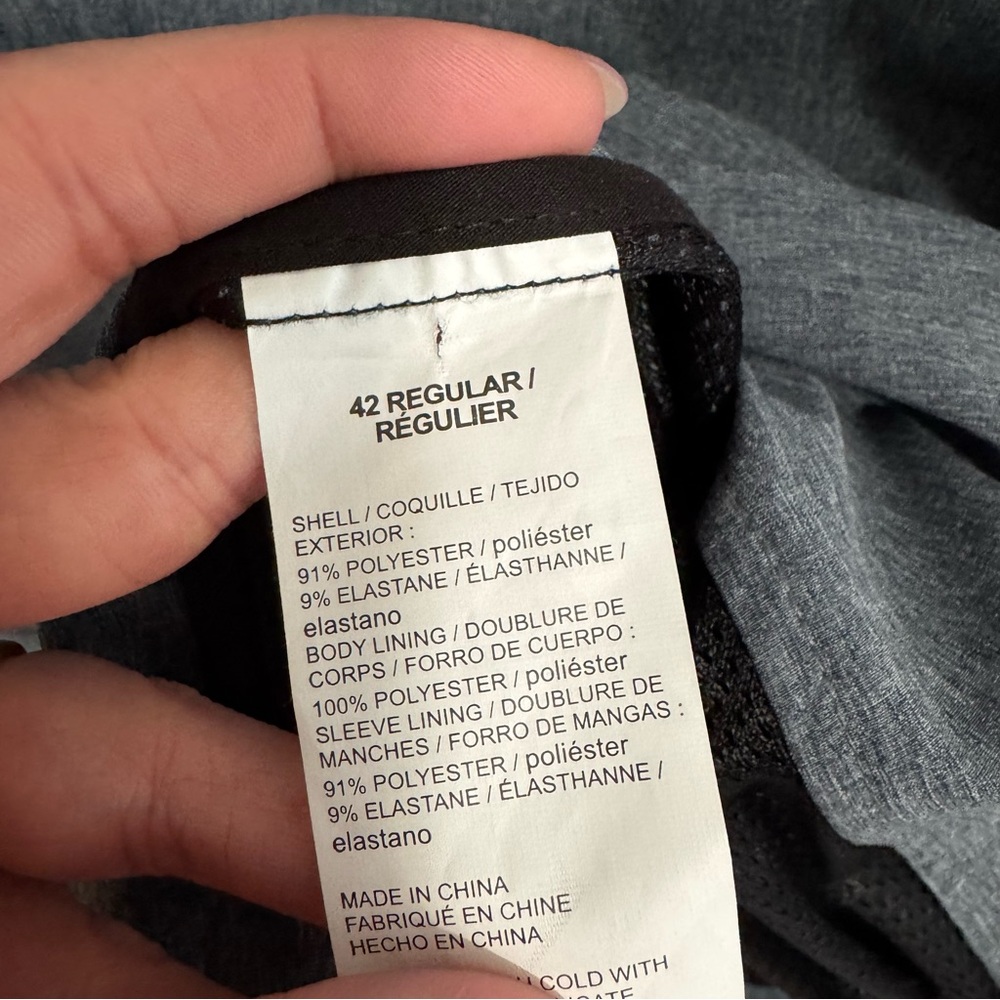 360 Grey Performance Stretch Blazer - image 2